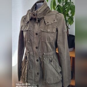 Garage Olive Utility Jacket Small Very Good Condition
